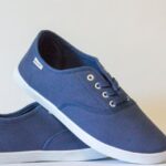 Footwear - Pair of Blue Lace-up Sneakers