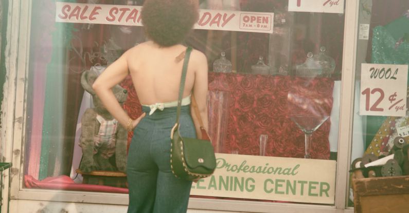Vintage Markets - Person Standing Infront Of A Display Window